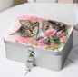 Preview: Diamond Painting Metall Aufbewahrungsbox Katze